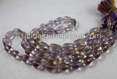 Ametrine Far Faceted Drops Beads